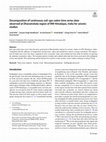 Research paper thumbnail of Decomposition of continuous soil-gas radon time series data observed at Dharamshala region of NW Himalayas, India for seismic studies