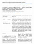 Research paper thumbnail of Performance of combined daylighting strategies in varied sky conditions: post occupancy evaluation of lecture rooms in a tropical climate