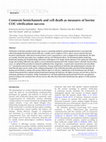 Research paper thumbnail of Connexin hemichannels and cell death as measures of bovine COC vitrification success