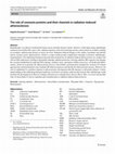 Research paper thumbnail of The role of connexin proteins and their channels in radiation-induced atherosclerosis