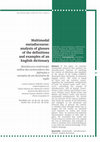 Research paper thumbnail of Multimodal metadiscourse: analysis of glosses of the definitions and examples of an English dictionary