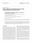 Research paper thumbnail of Study of Saiga Horn Using High-Performance Liquid Chromatography with Mass Spectrometry