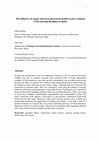 Research paper thumbnail of The influence of Anglo-American theoretical models on the evolution of the nursing discipline in Spain