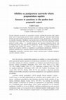 Research paper thumbnail of Atbildes uz jautājumiem mutvārdu tekstā: pragmatiskais aspekts