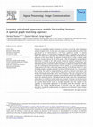 Research paper thumbnail of Learning articulated appearance models for tracking humans: A spectral graph matching approach