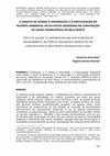 O Direito De Acesso À Informação e À Participação Em Matéria Ambiental Pelos Povos Indígenas Na Construção Da Usina Hidrelétrica De Belo Monte Cover Page