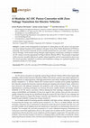 Research paper thumbnail of A Modular AC-DC Power Converter with Zero Voltage Transition for Electric Vehicles