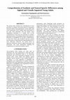 Research paper thumbnail of Comprehension of Synthetic and Natural Speech: Differences among Sighted and Visually Impaired Young Adults