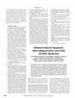 Ethanol-Induced Apoptotic Neurodegeneration and Fetal Alcohol Syndrome Cover Page