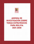 Research paper thumbnail of Agenda de investigación sobre la temática sociocultural 2021-2030