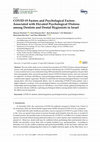 Research paper thumbnail of COVID-19 Factors and Psychological Factors Associated with Elevated Psychological Distress among Dentists and Dental Hygienists in Israel