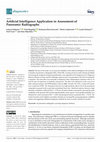 Research paper thumbnail of Artificial Intelligence Application in Assessment of Panoramic Radiographs