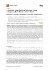 Research paper thumbnail of A Modified Ridge Splitting Technique Using Autogenous Bone Blocks—A Case Series