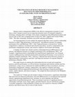 Research paper thumbnail of “ the Influence of Human Resource Management Practices on Firm Performance : An Exploratory Study of Philippine Banks ”