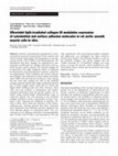 Research paper thumbnail of Ultraviolet light-irradiated collagen III modulates expression of cytoskeletal and surface adhesion molecules in rat aortic smooth muscle cells in vitro