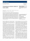 Research paper thumbnail of Comprehensive proteomic analysis of human dentin