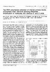 Research paper thumbnail of Taq DNA polymerase extension of internal primers blocks polymerase chain reactions allowing differential amplification of molecules with identical 5′ and 3′ ends