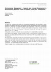 Research paper thumbnail of Environmental Management. Capacity and Concept Development in Environmental Networks: Cases of Thailand, Costa Rica and Denmark