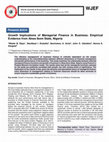 Research paper thumbnail of Growth Implications of Managerial Finance in Business: Empirical Evidence from Akwa Ibom State, Nigeria