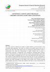 Research paper thumbnail of Giftedness: A Survey About Brazilian Children and Educator’s (Mis) Conception / Superdotación: Investigación Sobre Niños Brasileños y La Concepción (Errónea) De Educadores