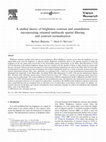 A unified theory of brightness contrast and assimilation incorporating oriented multiscale spatial filtering and contrast normalization Cover Page