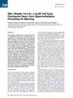 Research paper thumbnail of IKKα Shields 14-3-3σ, a G2/M Cell Cycle Checkpoint Gene, from Hypermethylation, Preventing Its Silencing