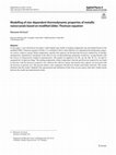 Research paper thumbnail of Modelling of size-dependent thermodynamic properties of metallic nanocrystals based on modified Gibbs–Thomson equation