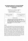 Research paper thumbnail of An Integrated Approach to Solving HIV/AIDS Scourge Using Mathematical/Simulation Techniques Simulation argument