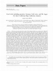 Research paper thumbnail of Food webs including parasites, biomass, body sizes, and life stages for three California/Baja California estuaries