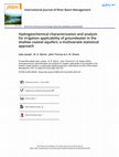 Research paper thumbnail of Hydrogeochemical characterization and analysis for irrigation applicability of groundwater in the shallow coastal aquifers: a multivariate statistical approach