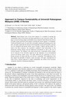 Research paper thumbnail of Approach to Campus Sustainability at Universiti Kebangsaan Malaysia (UKM): A Review