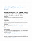 Research paper thumbnail of Psychometric Evaluation of the Adherence to Refills and Medications Scale (Arms) Among Adults Patients with Chronic Disease: The Lebanese Version