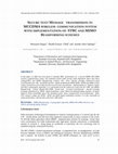 Research paper thumbnail of M Essage Transmission in McCdma Wireless Communication System with Implementation of STBC and Mimo B Eamforming Schemes