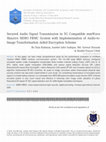 Research paper thumbnail of Secured Audio Signal Transmission in 5G Compatible mmWave Massive MIMO FBMC System with Implementation of Audio-to-image Transformation Aided Encryption Scheme