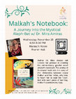 Research paper thumbnail of USF Malkah's Notebook Event Flyer