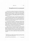 Research paper thumbnail of Resignificación de un Monumento