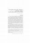 Research paper thumbnail of A Geografia testemunha a História: Paisagem, Região e Interdisciplinaridade em Marc Bloch