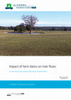 Research paper thumbnail of Impact of farm dams on river flows; A case study in the Limpopo River basin, Southern Africa