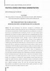 Research paper thumbnail of SCIENTIFIC GOALS AND PURPOSES IN XXI CENTURY; POLITICAL SCIENCE AND PUBLIC ADMINISTRATION; The World Between the Globalization, Democratization, and Disintegrative Globalism