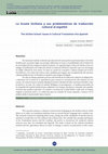 Research paper thumbnail of La Scuola Siciliana y sus problemáticas de traducción cultural al español