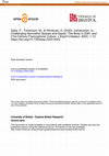 Research paper thumbnail of Introduction:to Challenging Normative Spaces and Gazes: The Body in 20th- and 21st-Century Francophone Culture