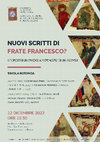 Research paper thumbnail of Nuovi scritti di frate Francesco? Tavola rotonda (Antonianum, 12 dicembre 2022)