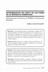 Research paper thumbnail of Determinantes del éxito de las Pymes en la República Dominicana