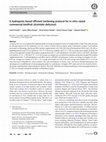 Research paper thumbnail of A hydroponic-based efficient hardening protocol for in vitro raised commercial kiwifruit (Actinidia deliciosa)