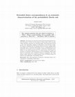 Research paper thumbnail of Extended Choice Correspondences & An Axiomatic Characterization of The Probabilistic Borda Rule