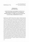 Research paper thumbnail of Zastupljenost metodike nastave sa školskom praksom na studijskim programima za obrazovanje budućih nastavnika prirodnih nauka / Representation of Teaching Methodology with School Practice in Study Programs for the Education of Pre-Service Science Teacher