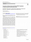 Research paper thumbnail of Correction to: Ostomy closure rate during COVID-19 pandemic: an Italian multicentre observational study