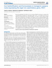 Iron biofortification and homeostasis in transgenic cassava roots expressing the algal iron assimilatory gene, FEA1 Cover Page