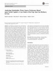 Research paper thumbnail of Analyzing Stakeholder Water Source Preference Based upon Social Capital: a Case Study of the Fajr Jam Gas Refinery in Iran