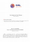 Research paper thumbnail of Les dossiers de Yan Thomas